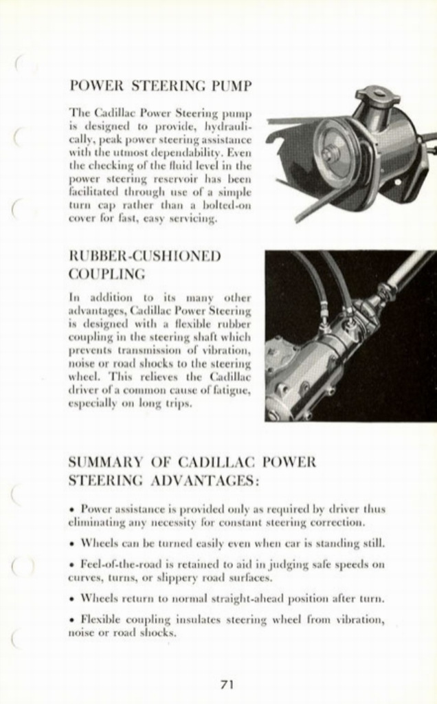 1960 Cadillac Salesmans Data Book Page 64